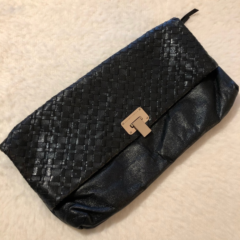 Elliott Lucca Black Leather Bag